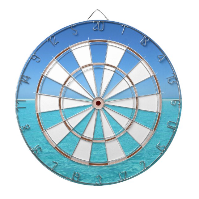 Cible De Fléchettes Plage de l'île tropicale (Devant)