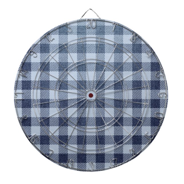 Cible De Fléchettes Plaid bleu (Devant)