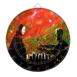 Cible De Fléchettes Playing Chess with Death