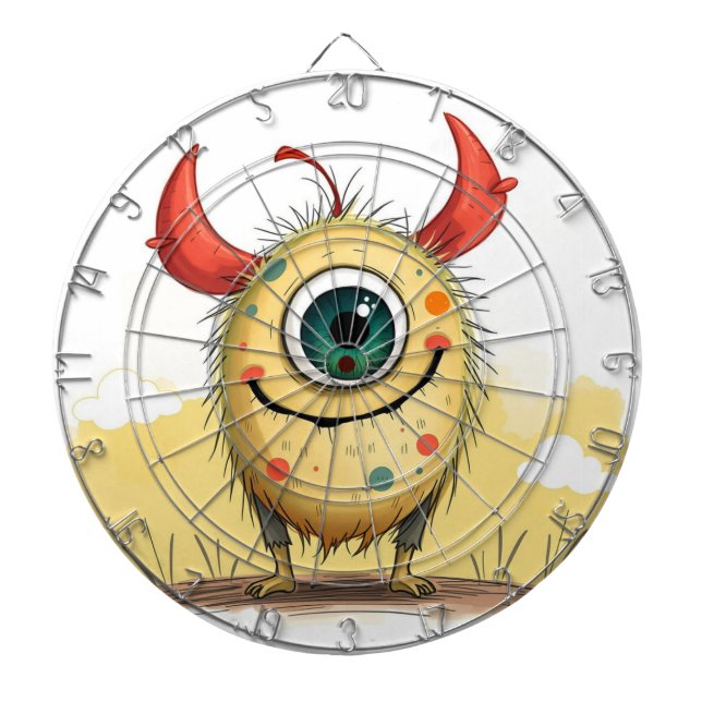 Cible De Fléchettes "Ponctuel l'oeil (Devant)