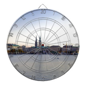 Cible De Fléchettes Port de Hambourg Hafen Hamburger Deutschland