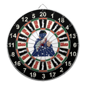 Cible De Fléchettes Portrait de dessin de Donald Trump