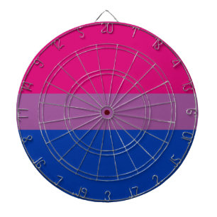 Cible De Fléchettes Pride bisexuelle (Bi Drapeau)