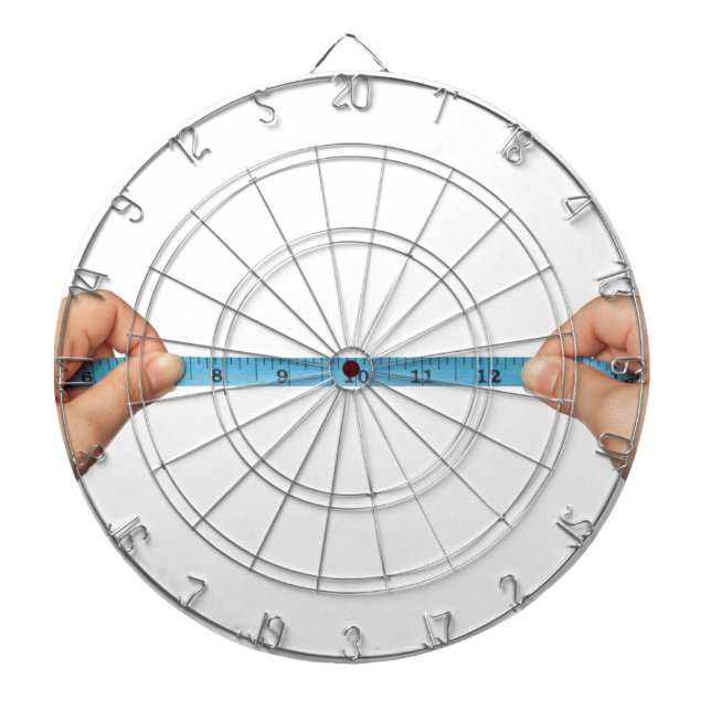 Cible De Fléchettes Prise de la mesure (Devant)