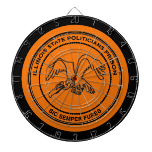 Cible De Fléchettes Prison des politiciens de l'Illinois