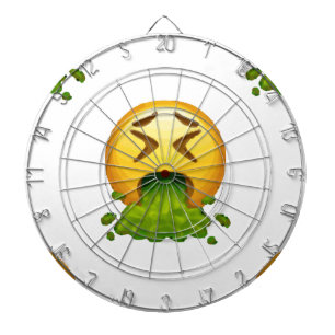 Cible De Fléchettes puking émoji