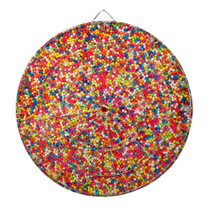 Cible De Fléchettes Rainbow Candy Motif