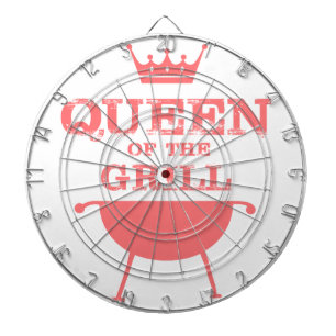 Cible De Fléchettes Reine Du Grill, Rose