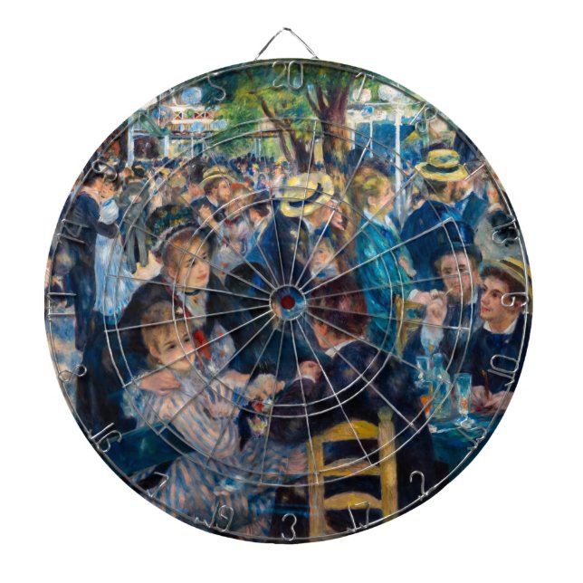 Cible De Fléchettes Renoir - Danse au Moulin de la Galette (Devant)