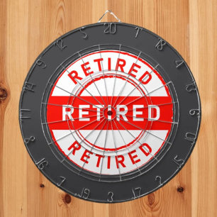 Cible De Fléchettes Retraite Fun ! Cadeau de retraite