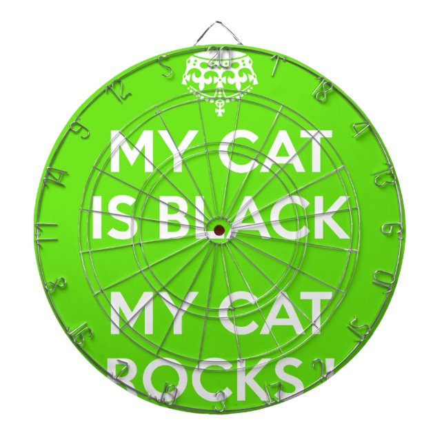 Cible De Fléchettes Roches du chat noir (Devant)