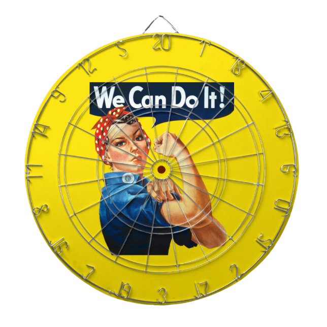 Cible De Fléchettes Rosie le Riveter (Poster Iconique) (Nous pouvons l (Devant)