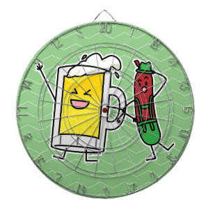 Cible De Fléchettes Saucisse de bière Octoberfest Oktoberfest lederhos