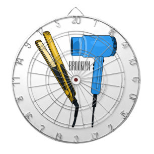 Cible De Fléchettes Sèche-cheveux & lisseuse-cheveux illustration