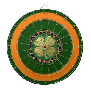 Cible De Fléchettes Shamrock irlandais