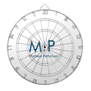 Cible De Fléchettes simple minimum ajouter le nom du monogramme lettre