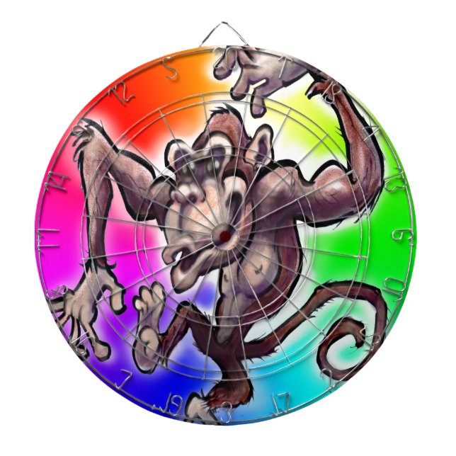 Cible De Fléchettes Singe idiot (Devant)