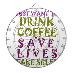 Cible De Fléchettes Sip, Snap Répéter Chasing caféine Selfies concepti