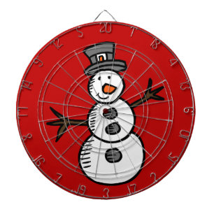 Cible De Fléchettes Snowman