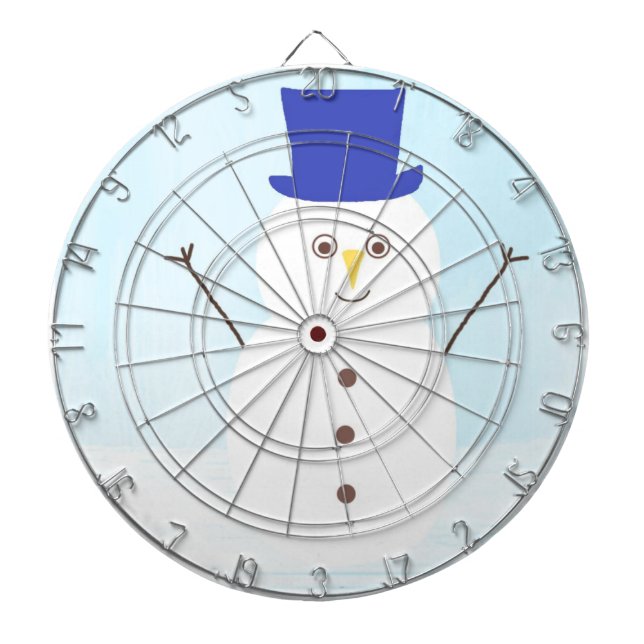 Cible De Fléchettes snowman art (Devant)