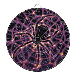 Cible De Fléchettes Spider Cosmic Web, Galaxie d'Halloween des horreur
