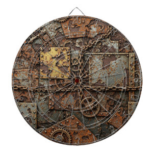 Cible de fléchettes Steampunk