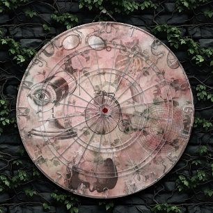 Cible De Fléchettes Steampunk romantique   Ephémère Vintage antique