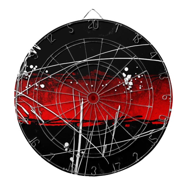 Cible De Fléchettes Style abstrait 16 (Devant)