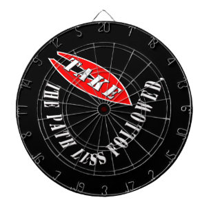 Cible De Fléchettes Suivez le chemin moins suivi