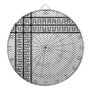 Cible De Fléchettes Symbole Keffiyeh de la Palestine Motif de résistan