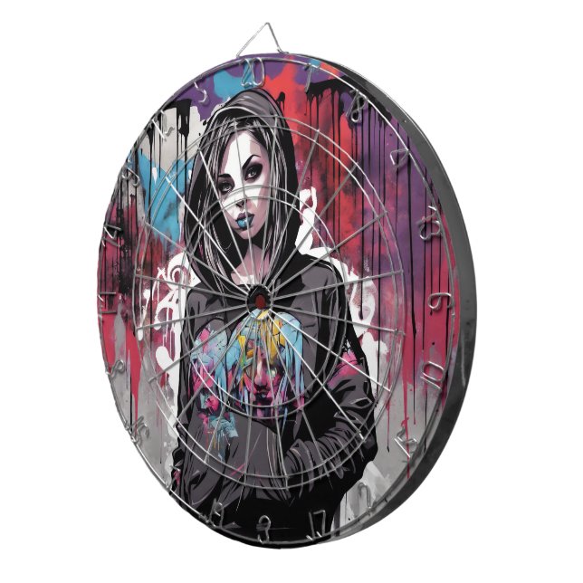 Cible De Fléchettes Tableau (Devant droit)