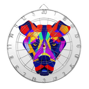 Cible De Fléchettes Tableau blanc de chien d'Alexandre