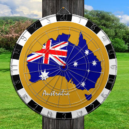 Cible De Fléchettes Tableau de bord Australie, Carte, Drapeau australi