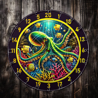 Cible De Fléchettes Tableau de bord de l'octopus marémotrice