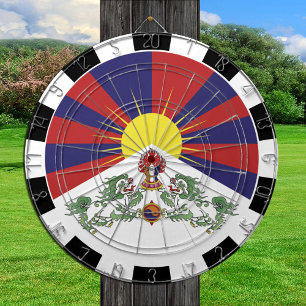 Cible De Fléchettes Tableau de bord du Tibet, jeu de société, drapeau 