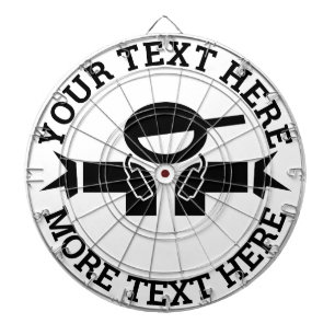 Cible De Fléchettes Tableau de bord personnalisé avec logo deejay de 