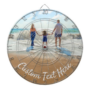 Cible De Fléchettes Tableau de fléchettes personnalisé avec votre phot