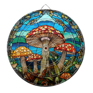 Cible De Fléchettes Tableau des champignons