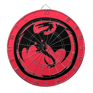 Cible De Fléchettes Tableau noir de corail Dragon