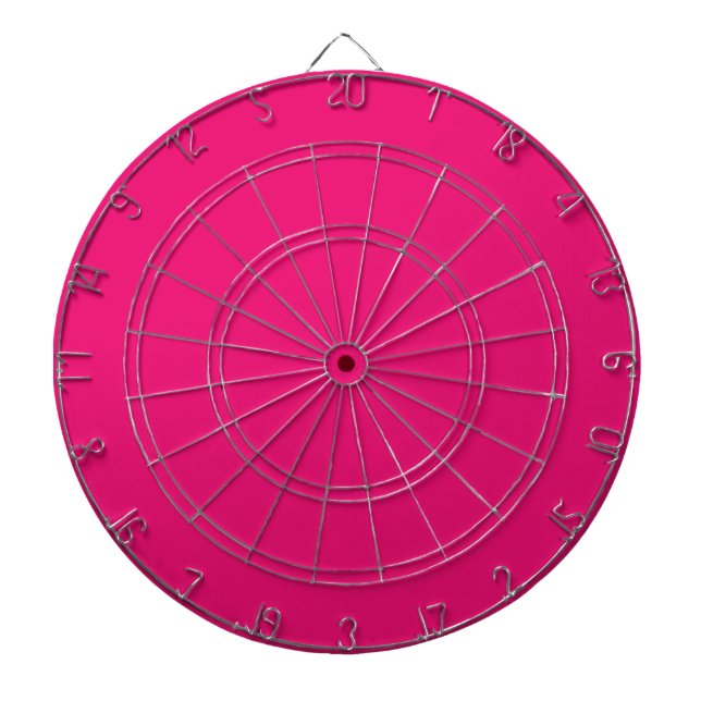 Cible De Fléchettes Tableau noir rose chaud (Devant)