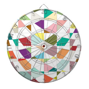 Cible De Fléchettes Tapisserie aux couleurs Abstraites