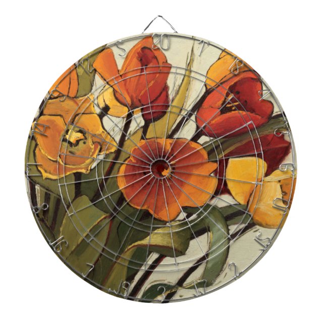 Cible De Fléchettes Temps de tulipe (Devant)