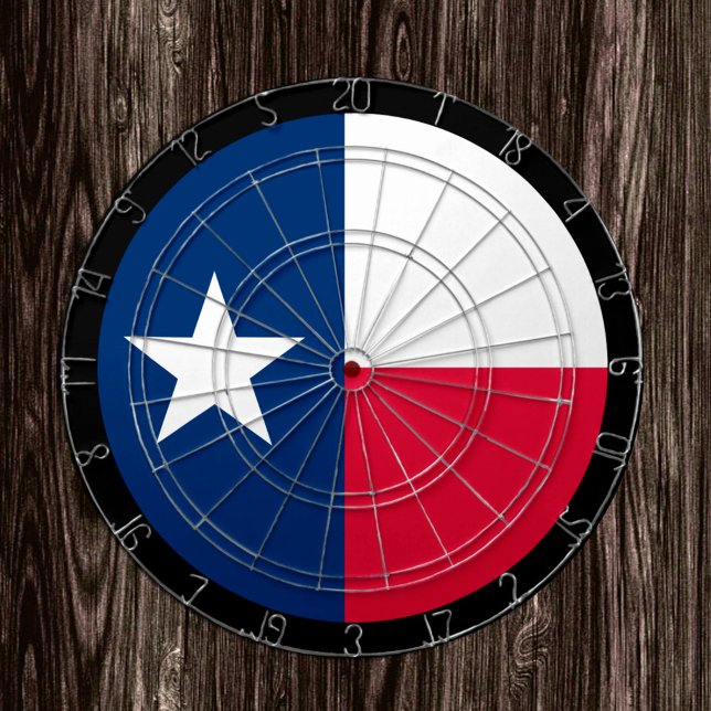 Cible De Fléchettes Texas Flag Dartboard & Texas / USA game board (Créateur téléchargé)