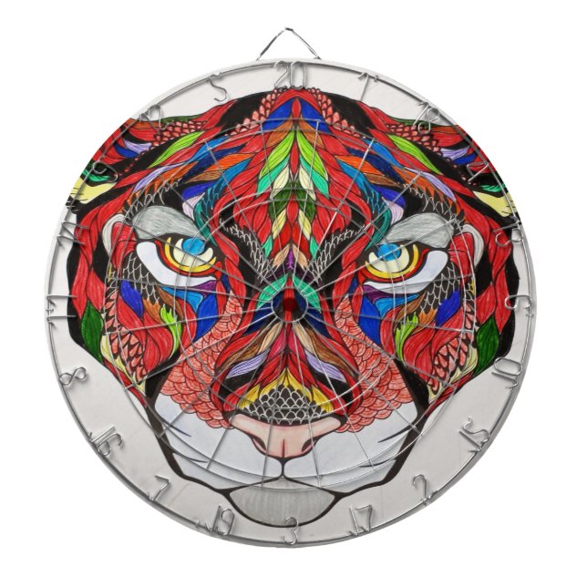 Cible De Fléchettes Tiger Dartboard (Devant)