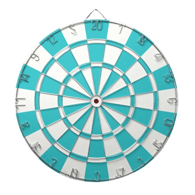 Cible De Fléchettes Topaz Bleu Et Blanc (Devant)
