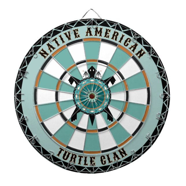 Cible De Fléchettes Tortue amérindienne (Devant)