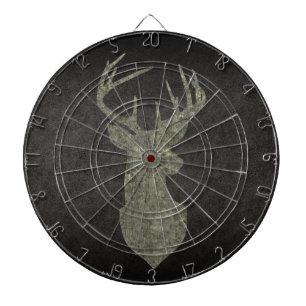 Cible De Fléchettes Trophée Regal Buck Deer Silhouette au Camouflage