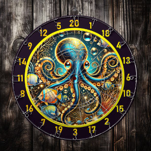 Cible De Fléchettes Twilight Abyss Octopus Darboard