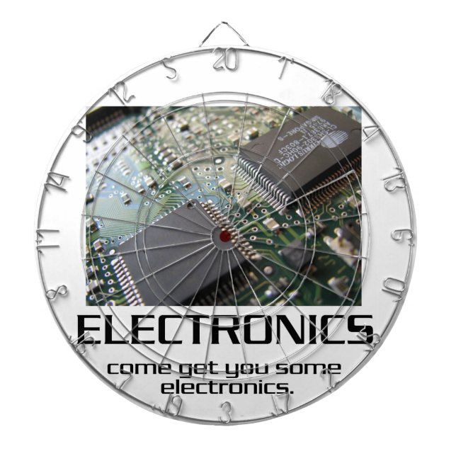 Cible De Fléchettes Un peu d'électronique. (Devant)