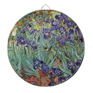 Cible De Fléchettes Van Gogh Irises Peinture impressionniste